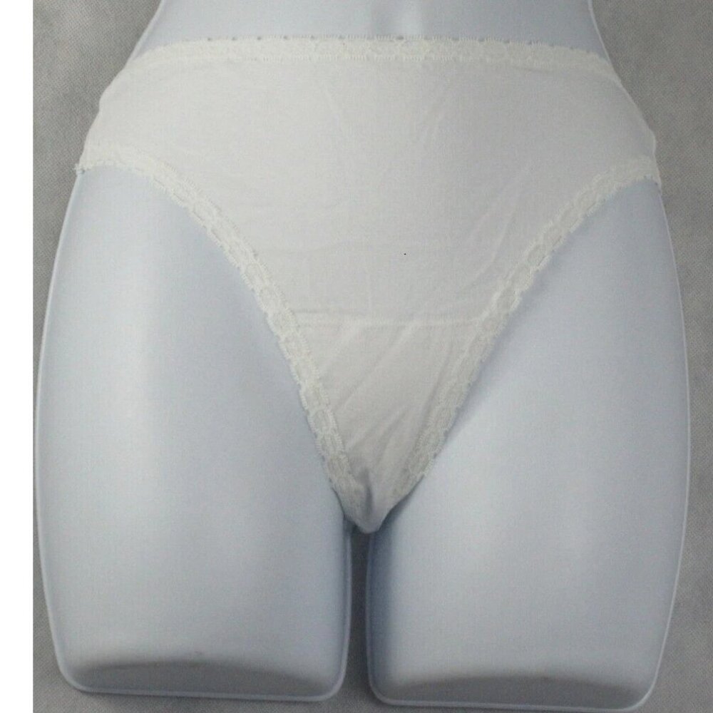 Skarlett Blue Women's Adorned Thong Panty Underwear, White